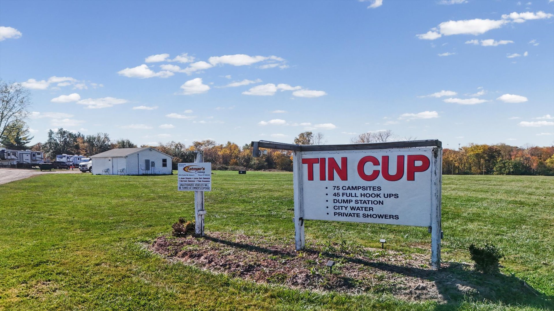 Tin Cup RV Park: 75 Full-Hookup Sites on 27 Acres, Mahomet, Illinois photo 4