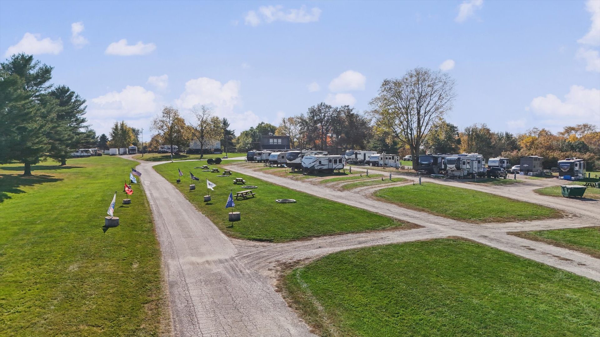Tin Cup RV Park: 75 Full-Hookup Sites on 27 Acres, Mahomet, Illinois photo 5