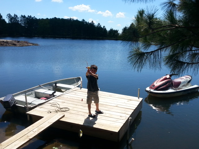 boy.lake